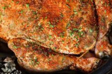Sluggish Cooker Entire Rooster & Gravy